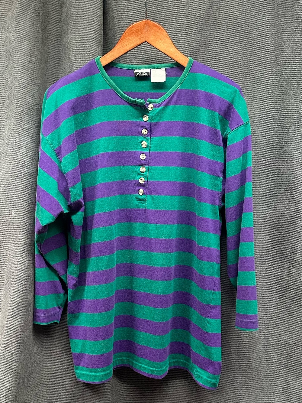 Vintage striped T-shirt long sleeve 90s